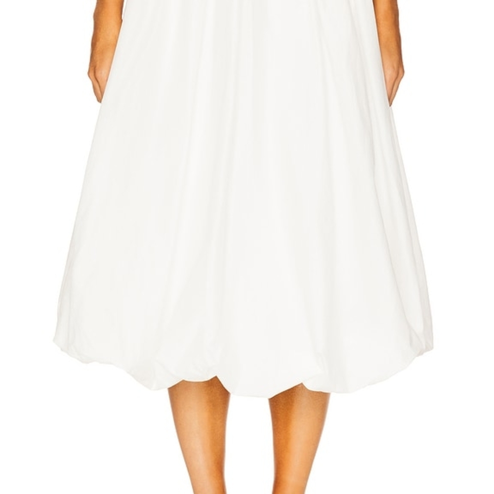 NWT Signature8 Classic White Midi Skirt